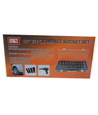 Set Chiavi A Bussola Ad Impatto 27 Pz 1/2' Inserti Misti Chiave A L Mig-2045         