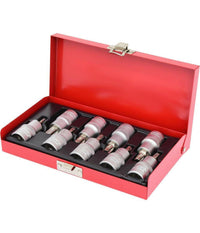 Set Chiavi A Bussola Torx 9pz 1/2" T20-25-27-30-40-45-50-55-60 T20-t60 Box         