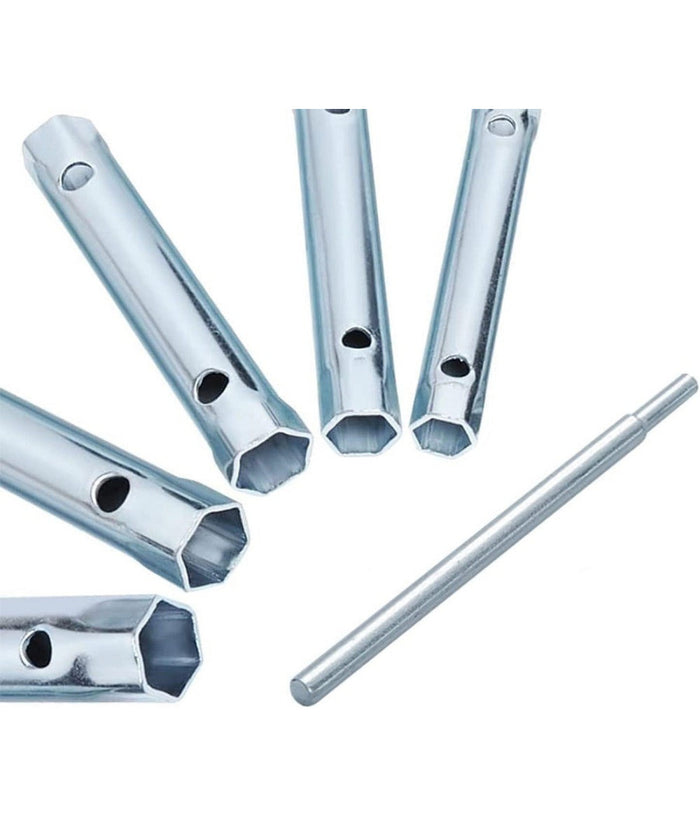 Set Chiavi A Tubo 6-22mm Esagonali 10pz Chiavini Tubolari Leva A T Idraulica         