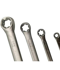 Set Chiavi Combinate Doppia Testa Torx Femmina 4pz Misure Da E6-e24 Dritte 01004         