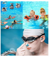 Set Clip Naso Nuoto + Tappi Per Orecchie Immersioni Subacquee Assortiti 605431         