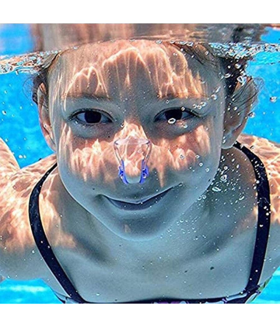 Set Clip Naso Nuoto + Tappi Per Orecchie Immersioni Subacquee Assortiti 605431         