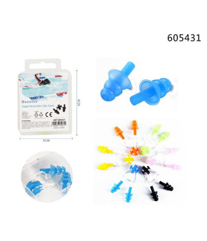 Set Clip Naso Nuoto + Tappi Per Orecchie Immersioni Subacquee Assortiti 605431         