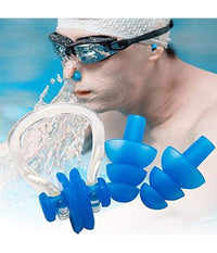 Set Clip Naso Nuoto + Tappi Per Orecchie Immersioni Subacquee Assortiti 605431         