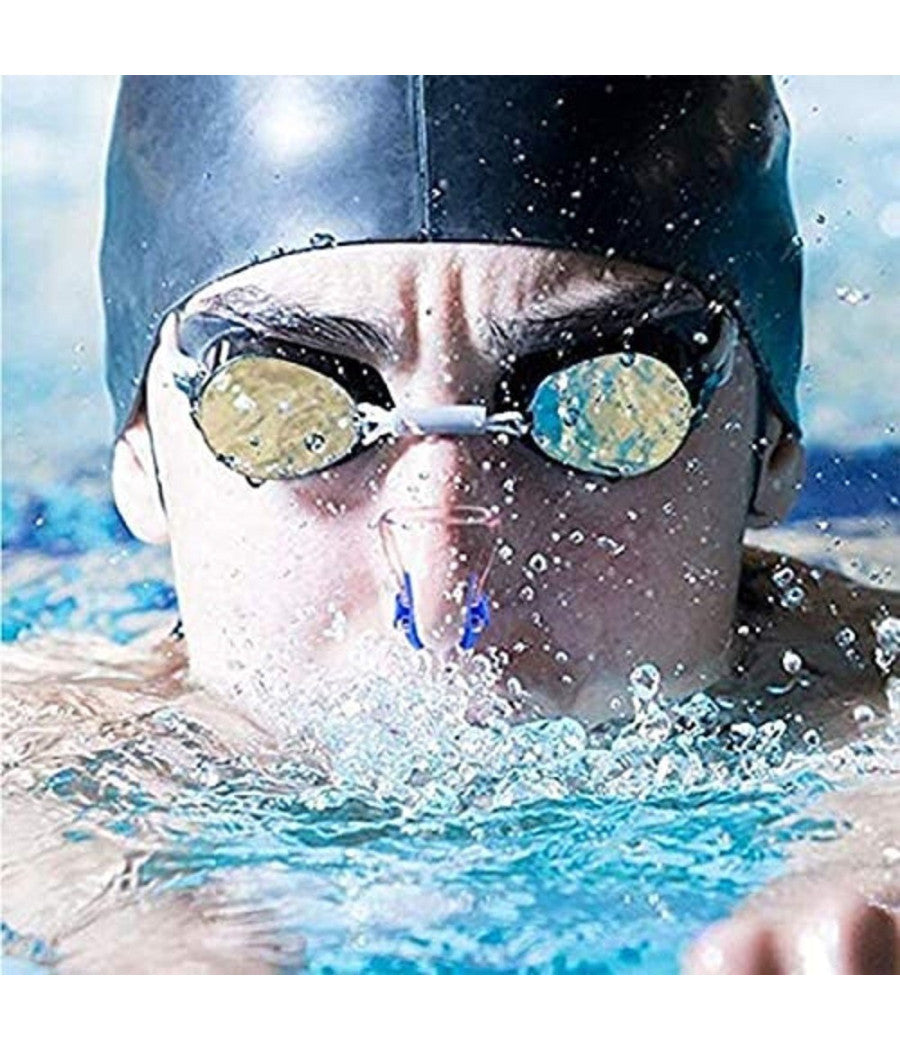 Set Clip Naso Nuoto + Tappi Per Orecchie Immersioni Subacquee Assortiti 605431         