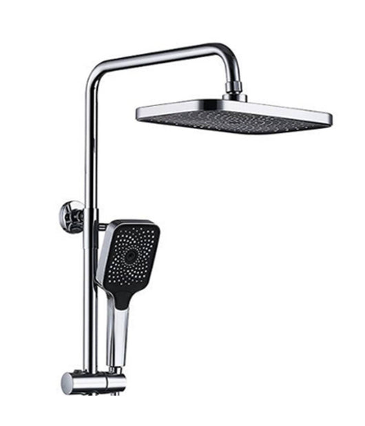 Set Colonna Doccia Saliscendi Con Miscelatore Rubinetto Soffione E Doccetta Muro         