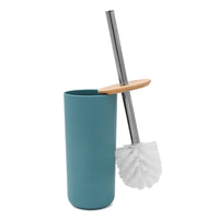 Set completo accessori bagno da appoggio acquamarina in abs e bambù Surf