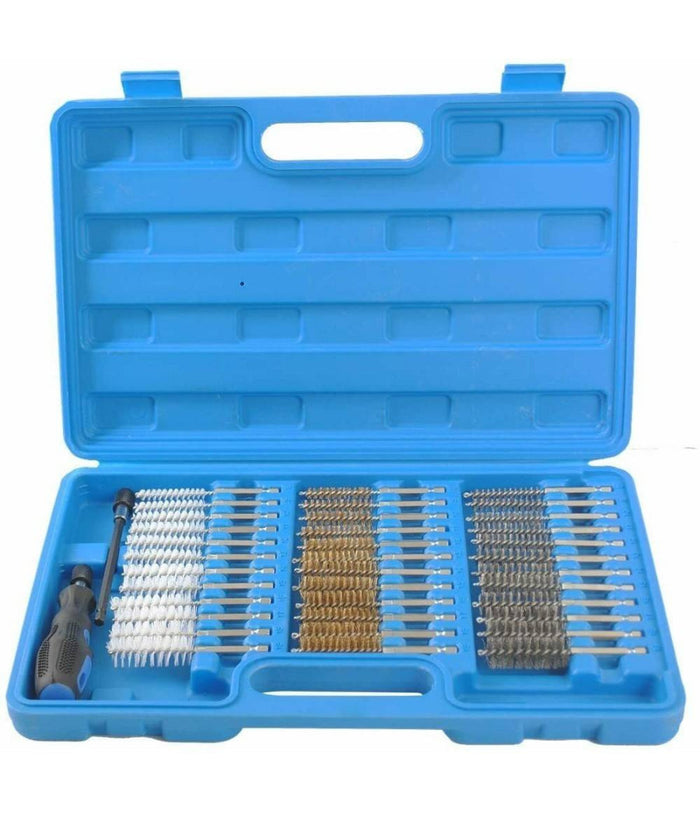 Set Completo Di 38 Scovoli Per La Pulizia E La Sbavatura Di Cilindri Boccole         