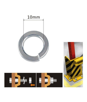 Set Confezione 65gr. Rondelle Elastiche In Acciaio Rondella Diametro 10 Mm 90837         
