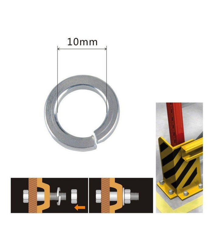 Set Confezione 65gr. Rondelle Elastiche In Acciaio Rondella Diametro 10 Mm 90837         