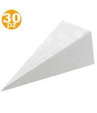 Set Coni Cono Bianco Bomboniera Nascita Matrimoni Compleanno Portaconfetti Riso         