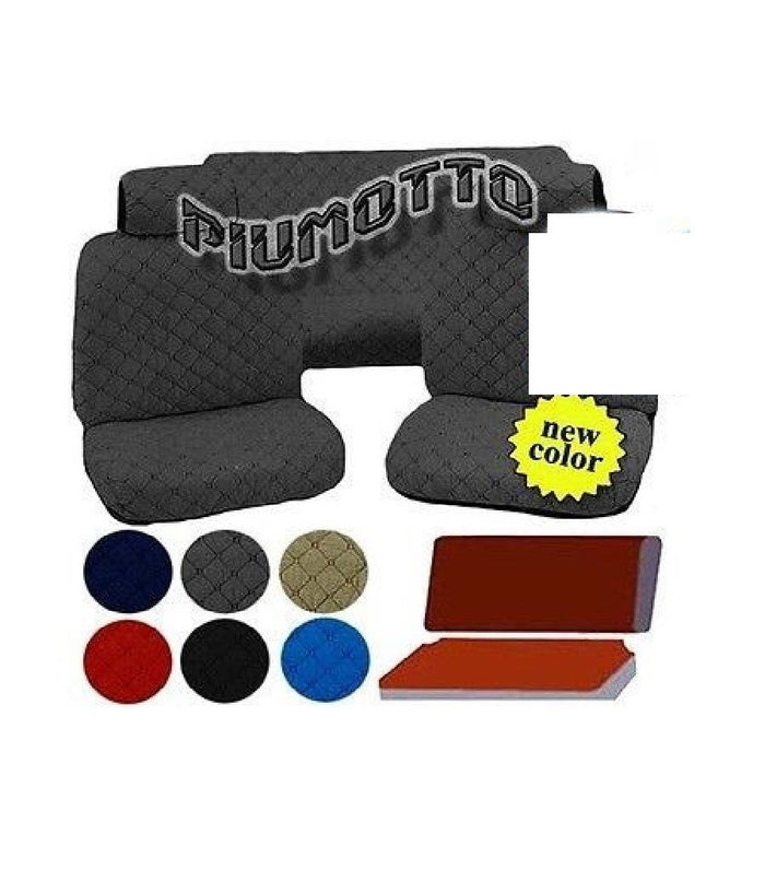 Set Coprisedili Trapuntati Per Auto Fodere Universali 2 Posti Sedili Anteriori         