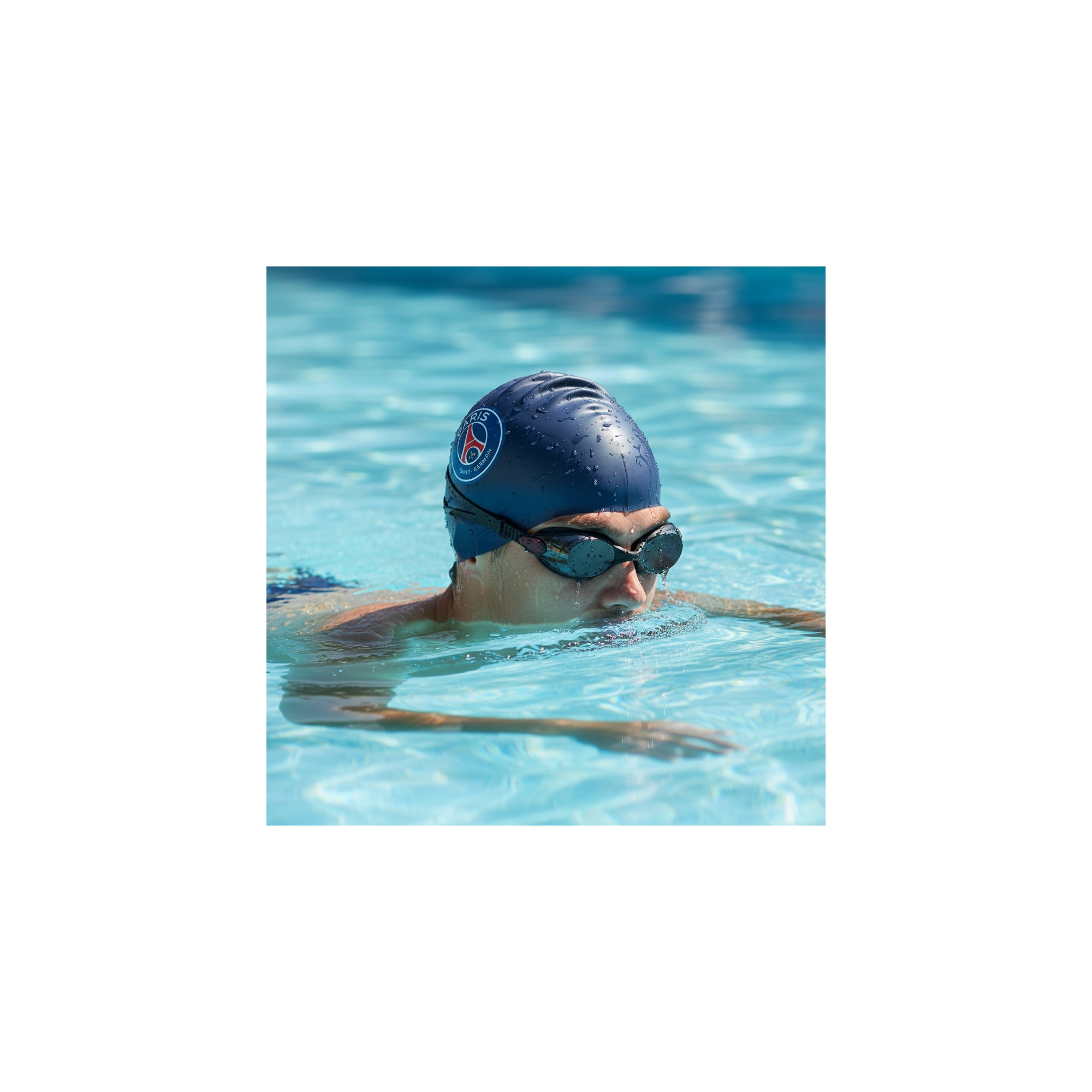 Set di accessori da piscina - Paris Saint Germain - Cappellino + Occhiali + Borsa