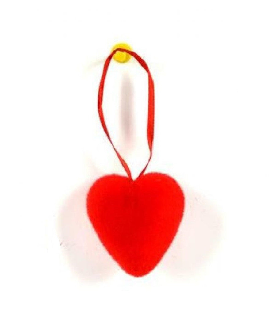 Set Da 12 Pz. Appendini Cuori Cuoricini 4cm 18a010-40k Decorazioni San Valentino         