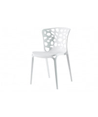 SET DA 4 SEDIA POLIPROPILENE ADE BIANCO 55X50X83CM