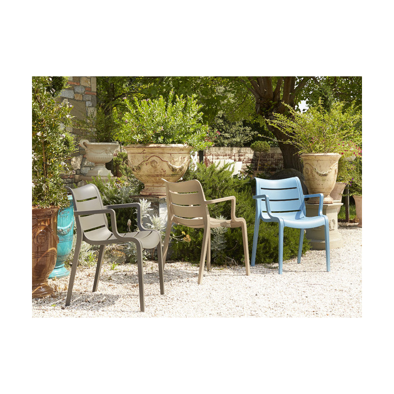 SET DA 4 SEDIA SUNSET TECNOPOLIMERO SCAB DESIGN MADE IN ITALY - Antracite 81