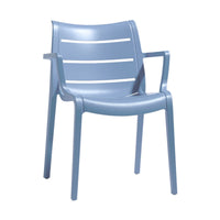 SET DA 4 SEDIA SUNSET TECNOPOLIMERO SCAB DESIGN MADE IN ITALY - Azzurro 62