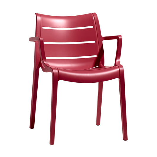 SET DA 4 SEDIA SUNSET TECNOPOLIMERO SCAB DESIGN MADE IN ITALY - Rosso Geranio 42