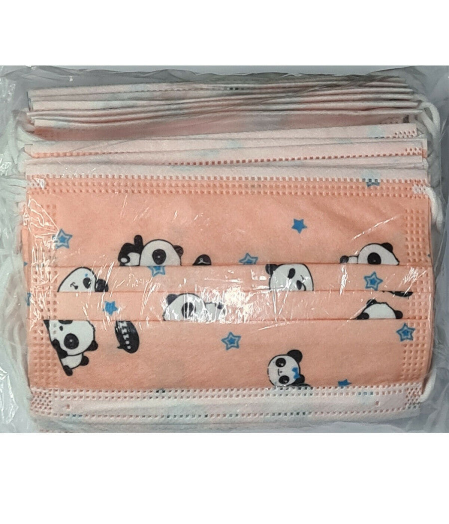 Set Da 50 Mascherine Tnt Protettive Viso Chirurgiche Monouso Mascherina Bambini         