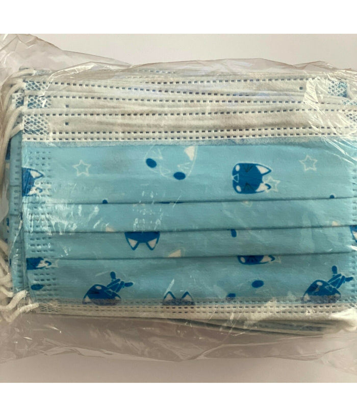 Set Da 50 Mascherine Tnt Protettive Viso Chirurgiche Monouso Mascherina Bambini         