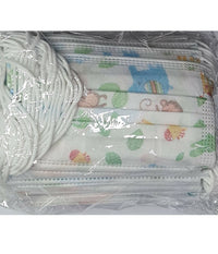 Set Da 50 Mascherine Tnt Protettive Viso Chirurgiche Monouso Mascherina Bambini         