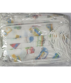 Set Da 50 Mascherine Tnt Protettive Viso Chirurgiche Monouso Mascherina Bambini         