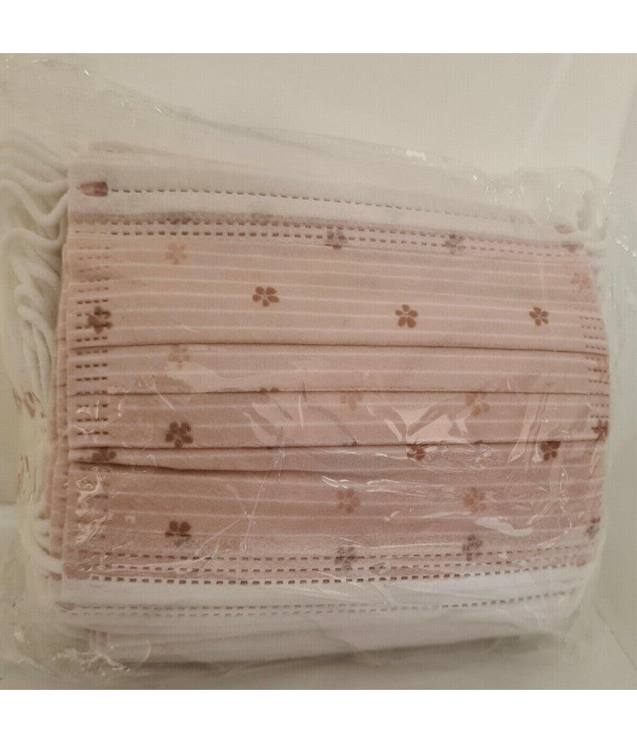 Set Da 50 Mascherine Tnt Protettive Viso Chirurgiche Monouso Mascherina Bambini         