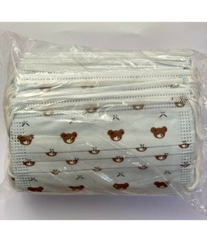 Set Da 50 Mascherine Tnt Protettive Viso Chirurgiche Monouso Mascherina Bambini         