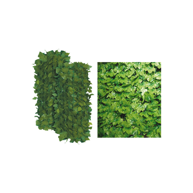 set da 6 RECINZIONE SINTETICA CON FOGLIE