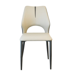 Set Da 6 Sedie Delia Similpelle Cenere/Grigio