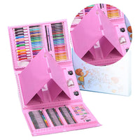 Trade Shop - Set Da Colorare Da 208 Pz Astuccio Per Pittura Scatola Di Colori Regalo Per Bambini -