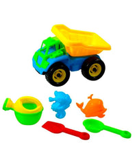 Set Da Spiaggia Camion Colorato Per Il Mare Con 5 Accessori Gioco Bimbi Età  18+         
