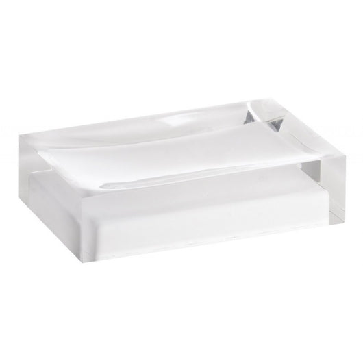 Set di 4 accessori da bagno VISTA in resina bianca