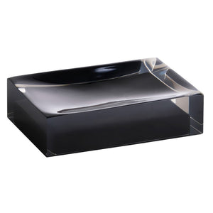 Set di 4 accessori da bagno freestanding VISTA in resina nera