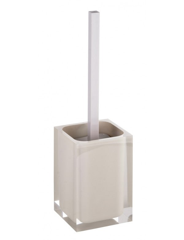 Set di 4 accessori da bagno VISTA in resina beige