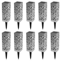 IDMarket - Set di 10 lampade solari da esterno MOLLY