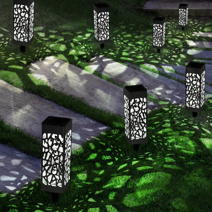 IDMarket - Set di 10 lampade solari da esterno MOLLY