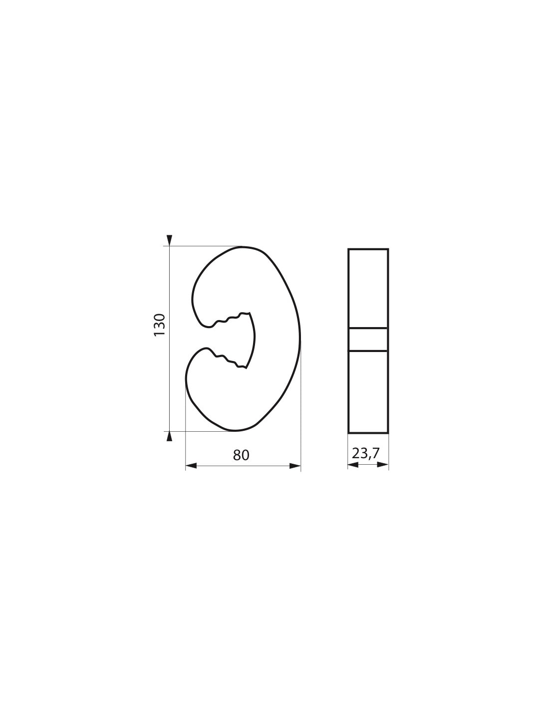 Set di 2 ammortizzatori per porte e finestre, protezione bambini, bianco - THIRARD