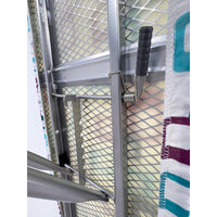 Set di 2 Assi Da Stiro Marge Con Porta Caldaia/ferro Rete Cm 110x34 H cm 89