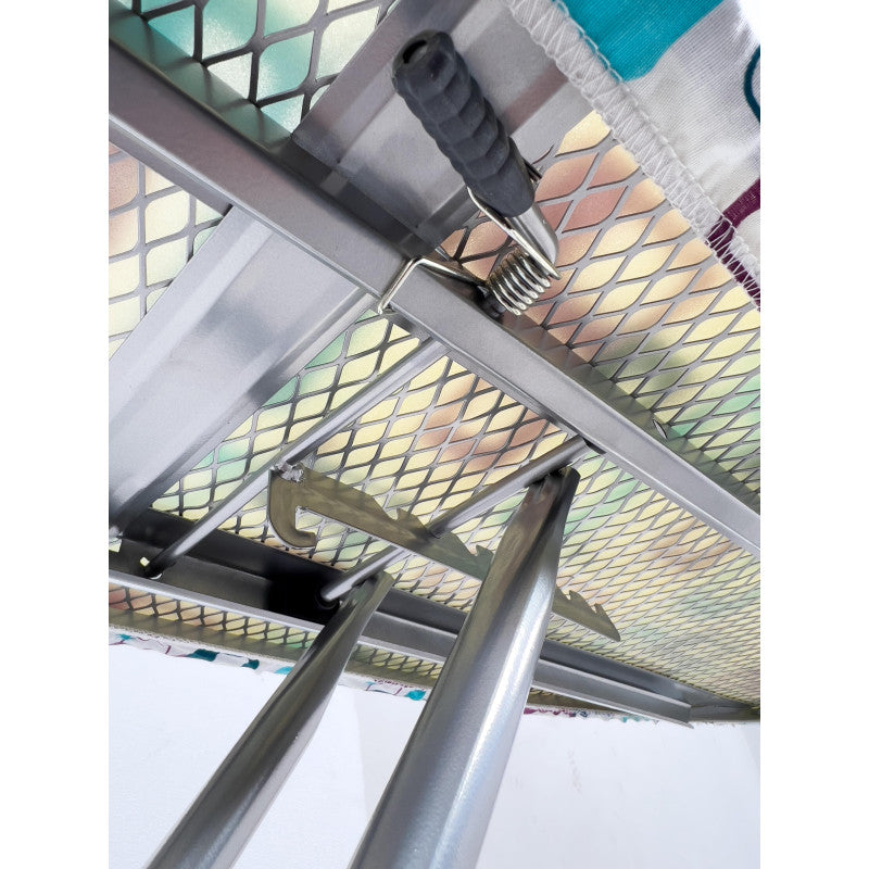 Set di 2 Assi Da Stiro Marge Con Porta Caldaia/ferro Rete Cm 110x34 H cm 89