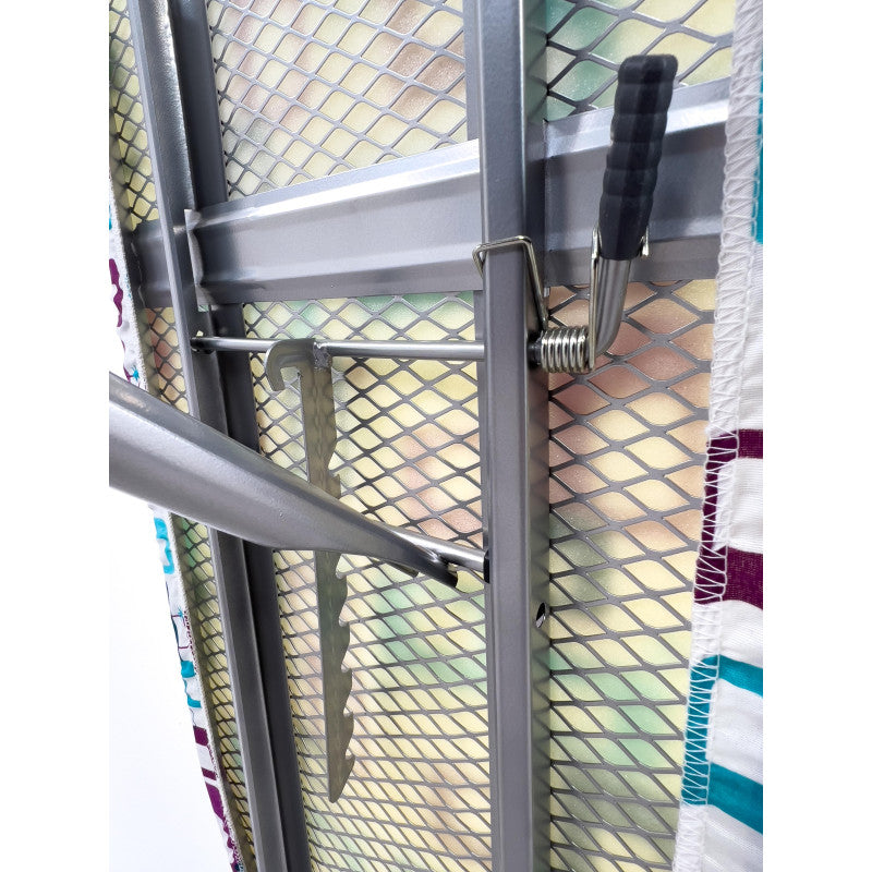 Set di 2 Assi Da Stiro Marge Con Porta Caldaia/ferro Rete Cm 110x34 H cm 89