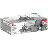 Set di 2 Batteria 5pz Alisia In Alluminio Forgiato