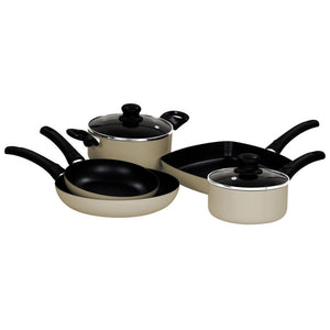 Set di 2 Batteria 7pz Fusion In Alluminio Stampato E Fondo Induzione