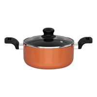 Set di 2 Batteria 7pz Fusion In Alluminio Stampato E Fondo Induzione