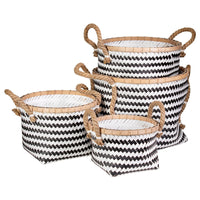 Set di 2 Box Cesti Tondo Twist H 18/23/29/35