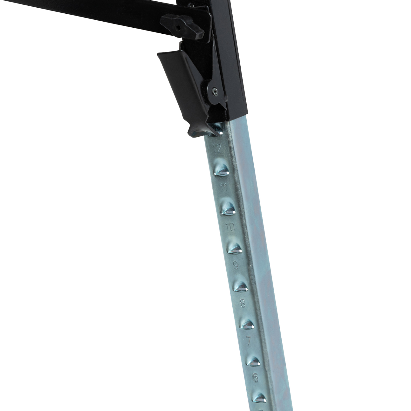 IDMarket - Set di 2 cavalletti telescopici pieghevoli con ampia piattaforma antiscivolo