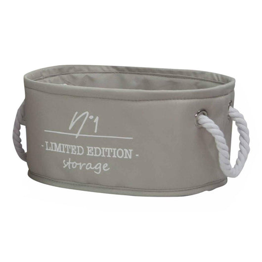 Set di 2 Cesti Grigio Chiaro L 40x29x18