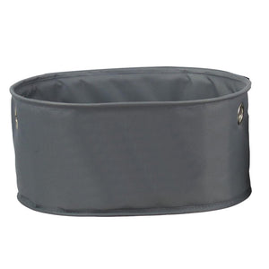 Set di 2 Cesti Oxford Grigio 40x29x18cm Esa Tny