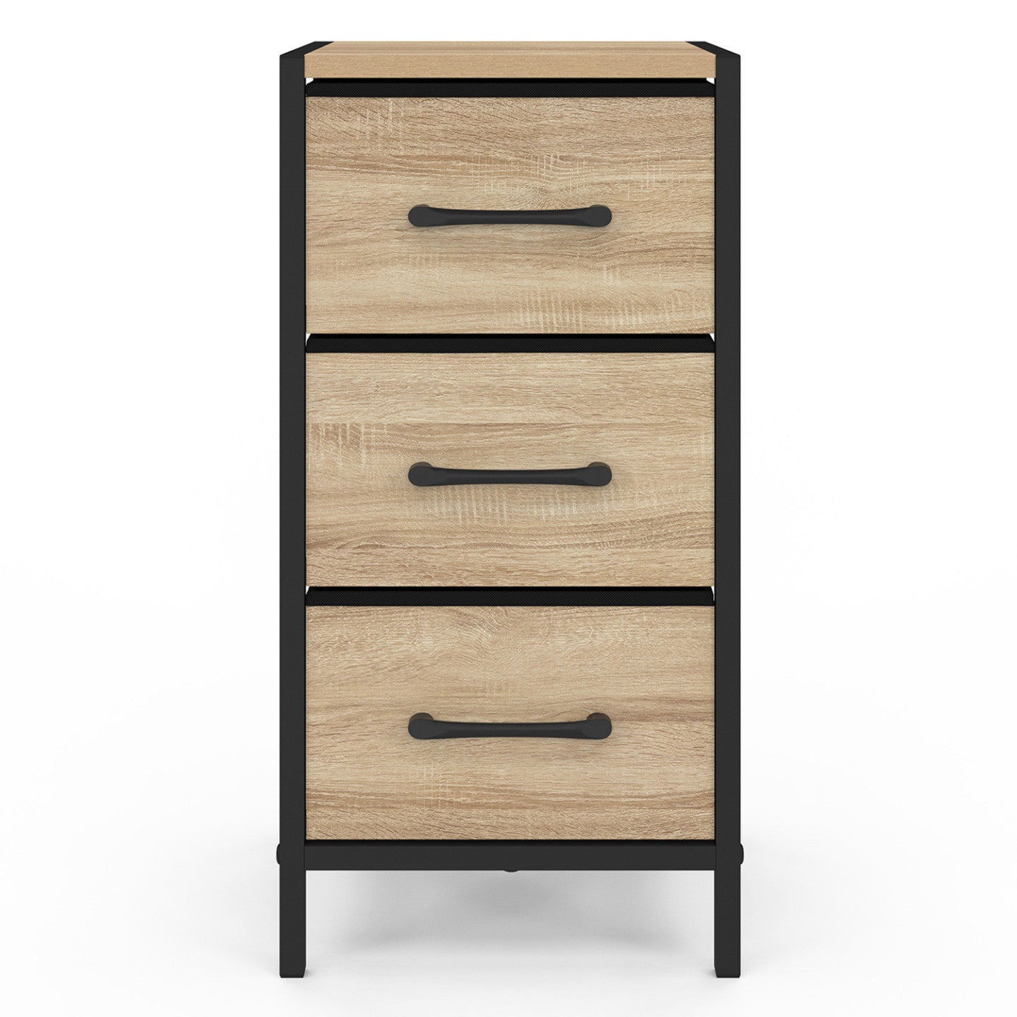 IDMarket - Set di 2 comodini a 3 cassetti UTAH