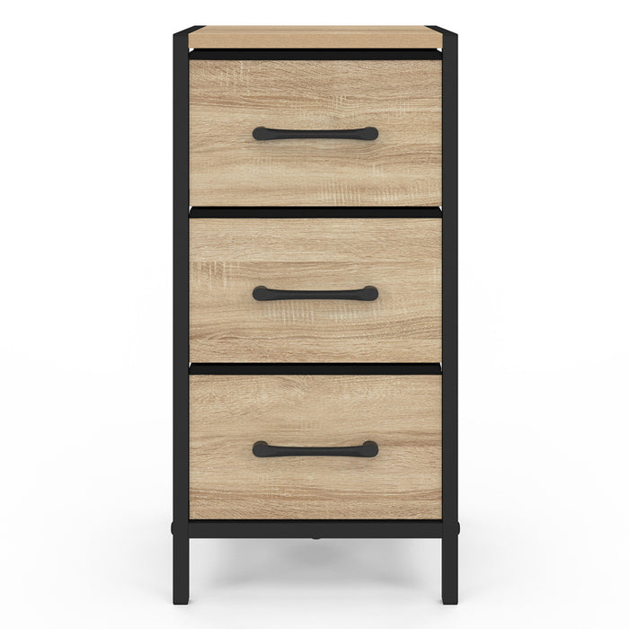 IDMarket - Set di 2 comodini a 3 cassetti UTAH